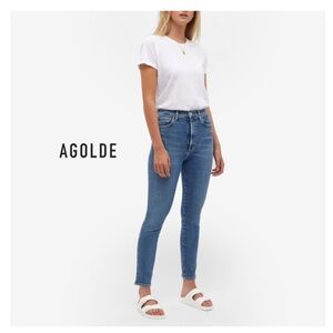 AGOLDE High Rise Pinch Waist Skinny Jean
